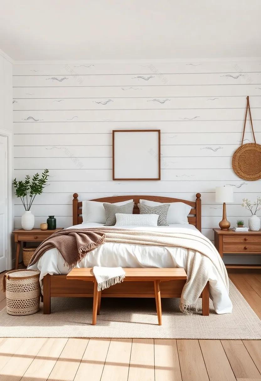 打造带护墙板的农舍风卧室-45