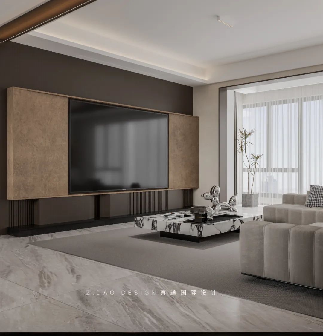 朝暮 · 合肥中海九樾意式轻奢风洋房设计丨中国合肥丨尊道国际设计-33