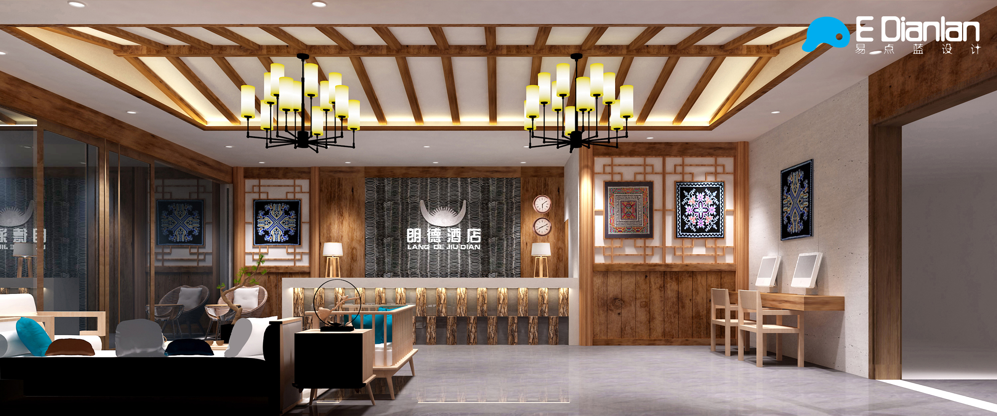 刘魏诚作品——贵州苗都酒店【易点蓝E DIANLAN酒店篇】-7