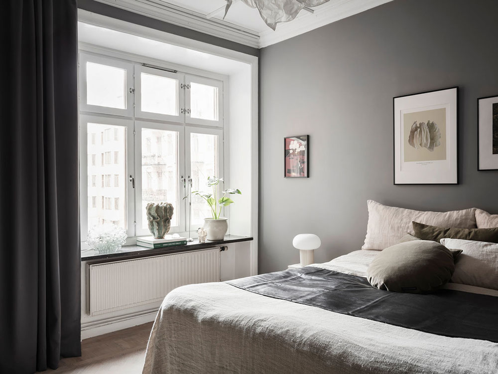 温馨瑞典公寓 | 不同空间的和谐色彩搭配-13