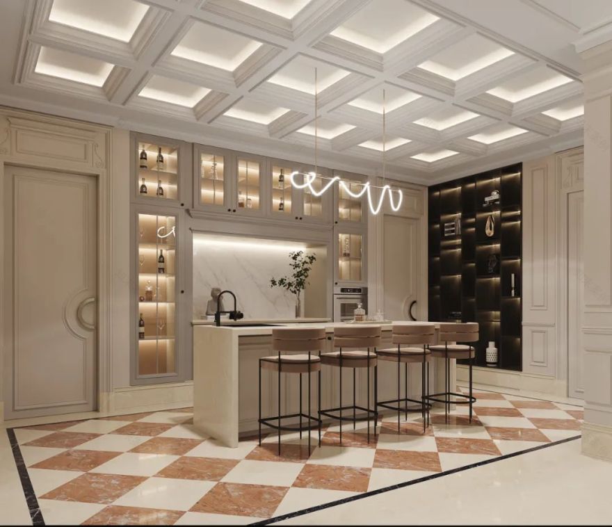 悦龙湾优雅法式别墅丨中国上海丨茧界设计(上海)有限公司-15