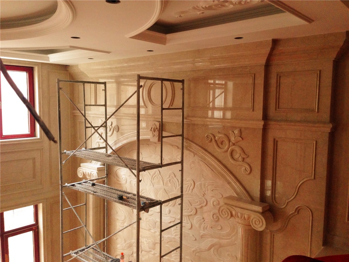 欧式紫金豪宅，演绎意大利米黄的华美乐章-10