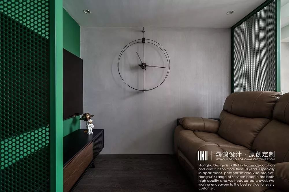 个性混搭风，60㎡独居 LOFT 打造观影办公居住一体化空间-44