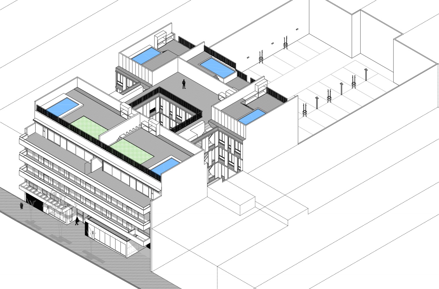 阿根廷 JA1205 住宅楼 · 双体建筑与社区的和谐共生-47