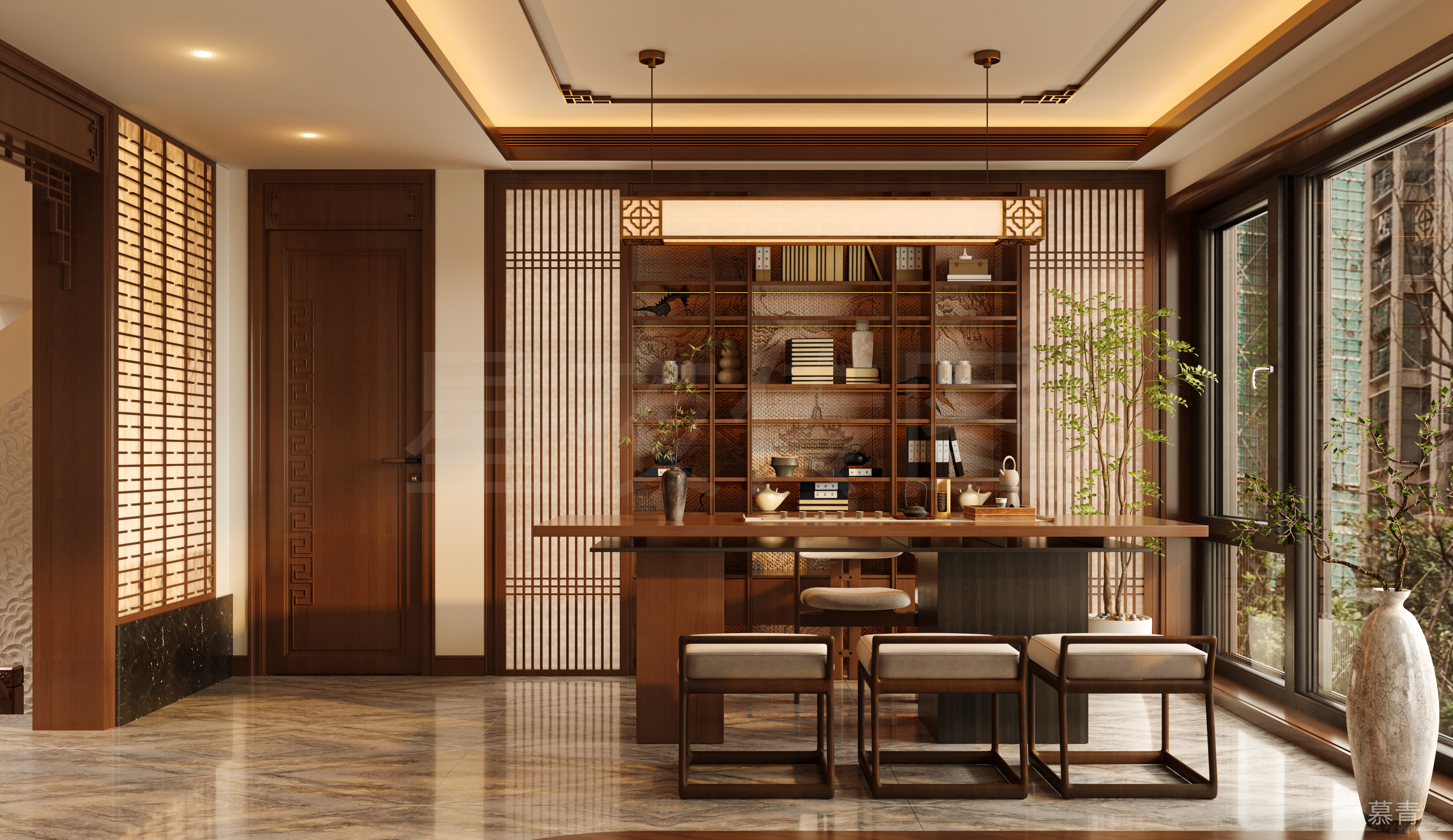 藏在一砖一瓦里的东方气韵，这样的中式家居太绝了-3