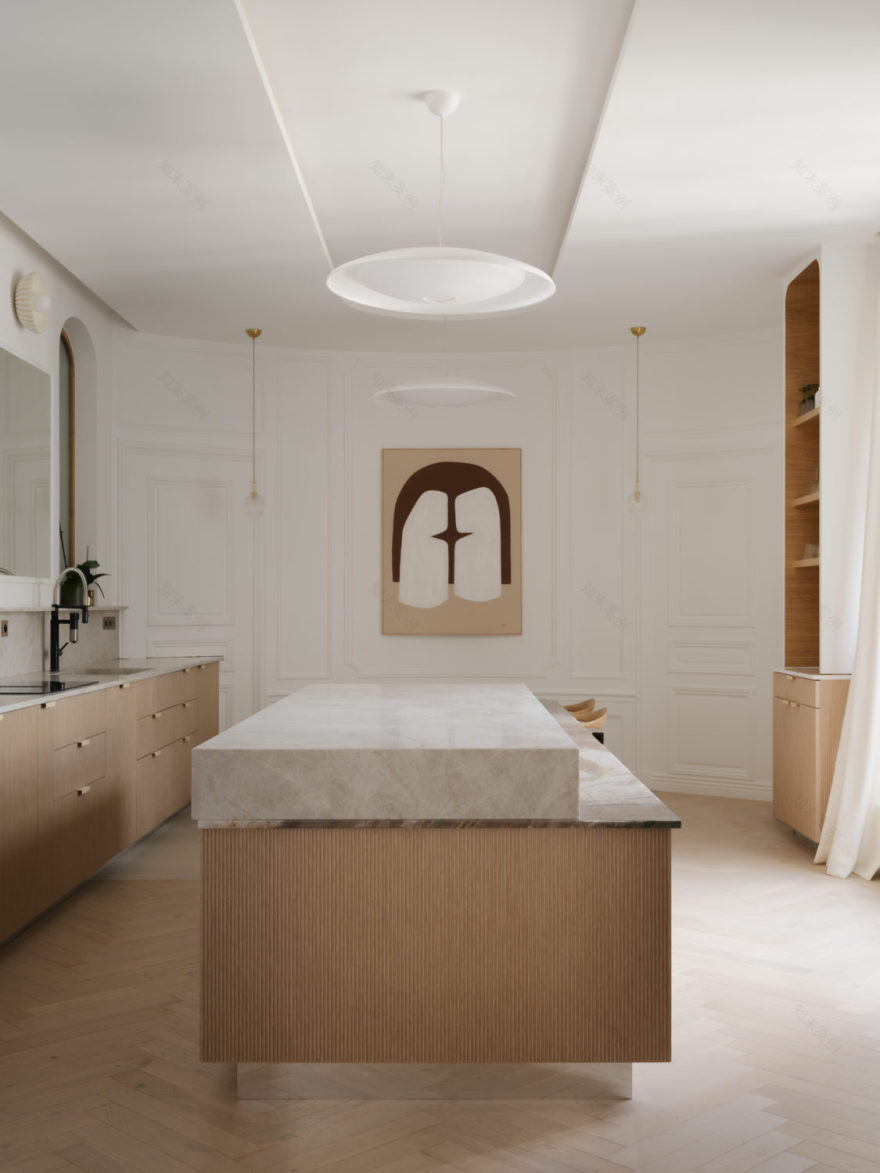 Luxe, calme et volupté 300m², Victor Hugo…Comment créer un havre de paix en plein Paris – Bän Architecture-11