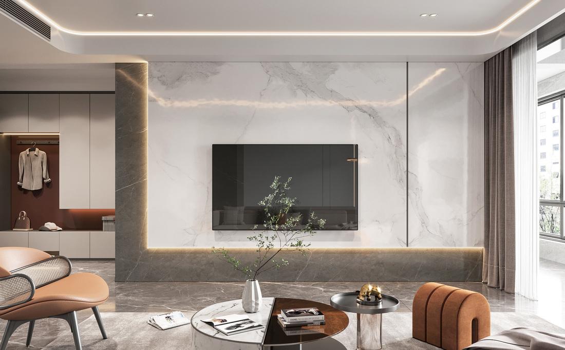 现代平层设计 | 云端点墨设计-1