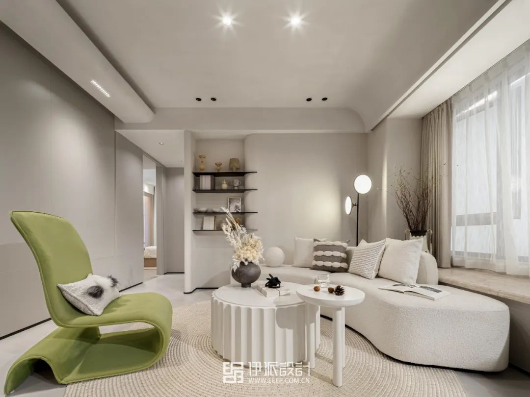 湖上云庭奶油系侘寂风样板间丨中国嘉兴丨深圳市伊派室内设计有限公司-17