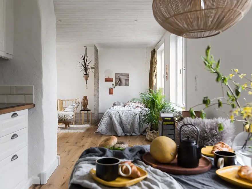 自然材料装点的 19 世纪老房工作室-8