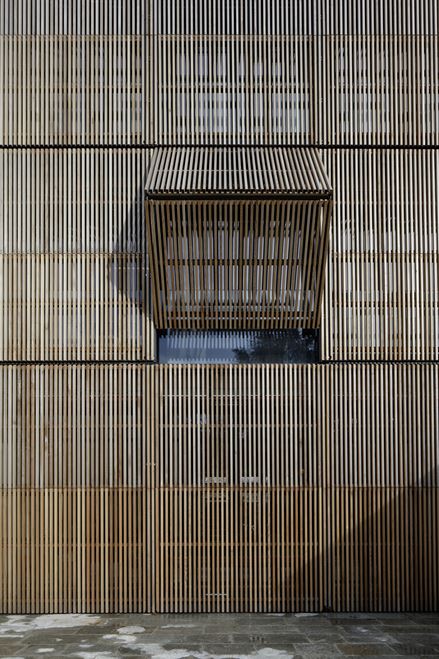 Home with Vertical Shutters Built in a Village Garden-14