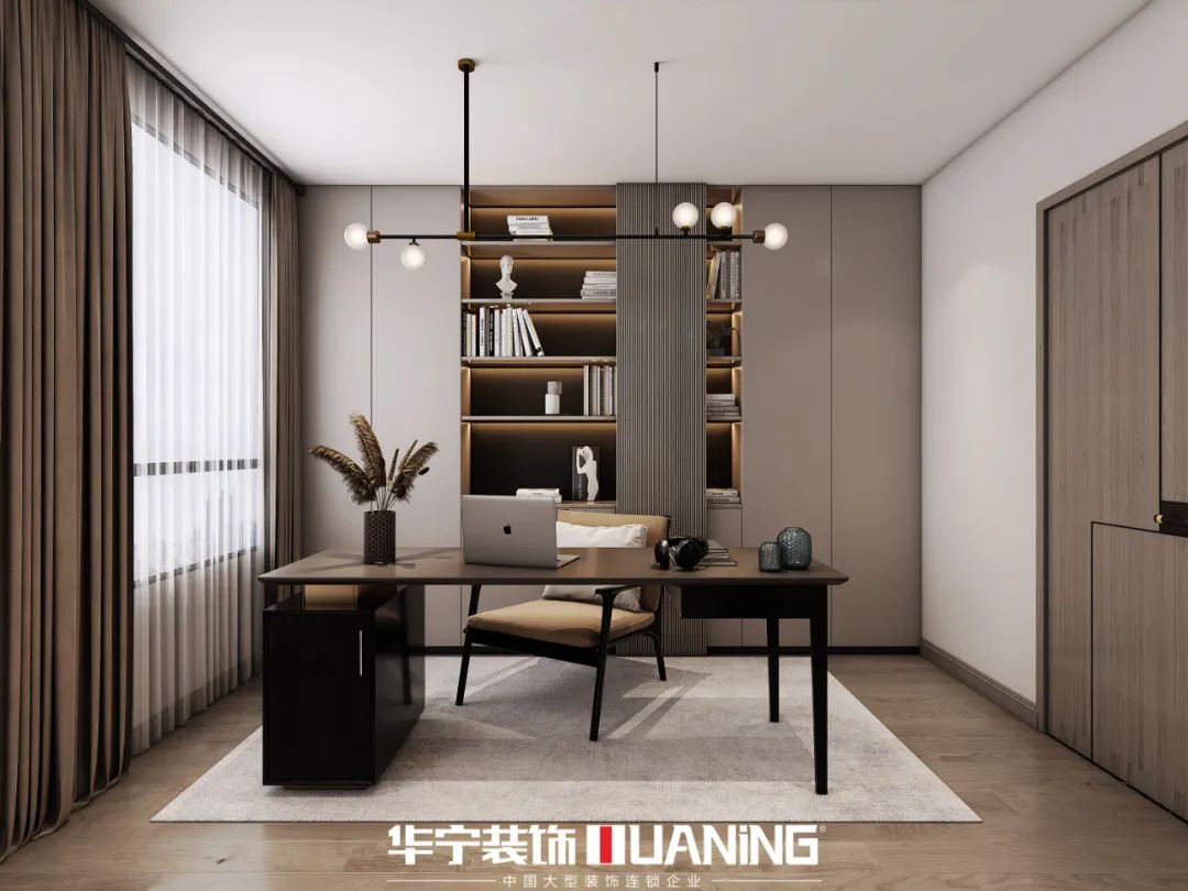 广东华宁装饰 | 古工作品「市值三区」现代风格，温馨雅致-79