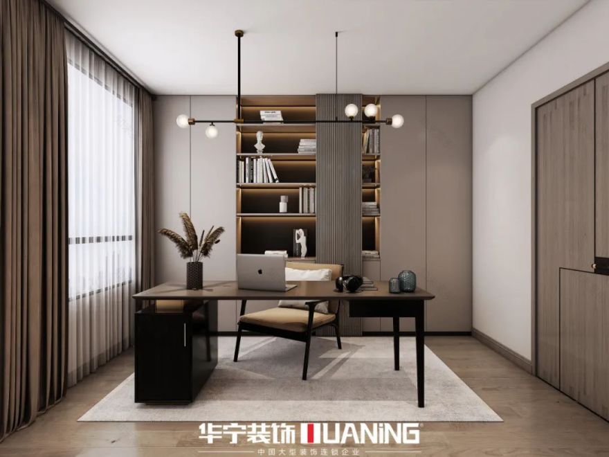 广东华宁装饰 | 古工作品「市值三区」现代风格,温馨雅致-79