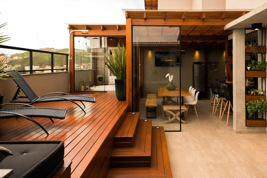 巴西 Vila Vereda 别墅的美食区设计-1