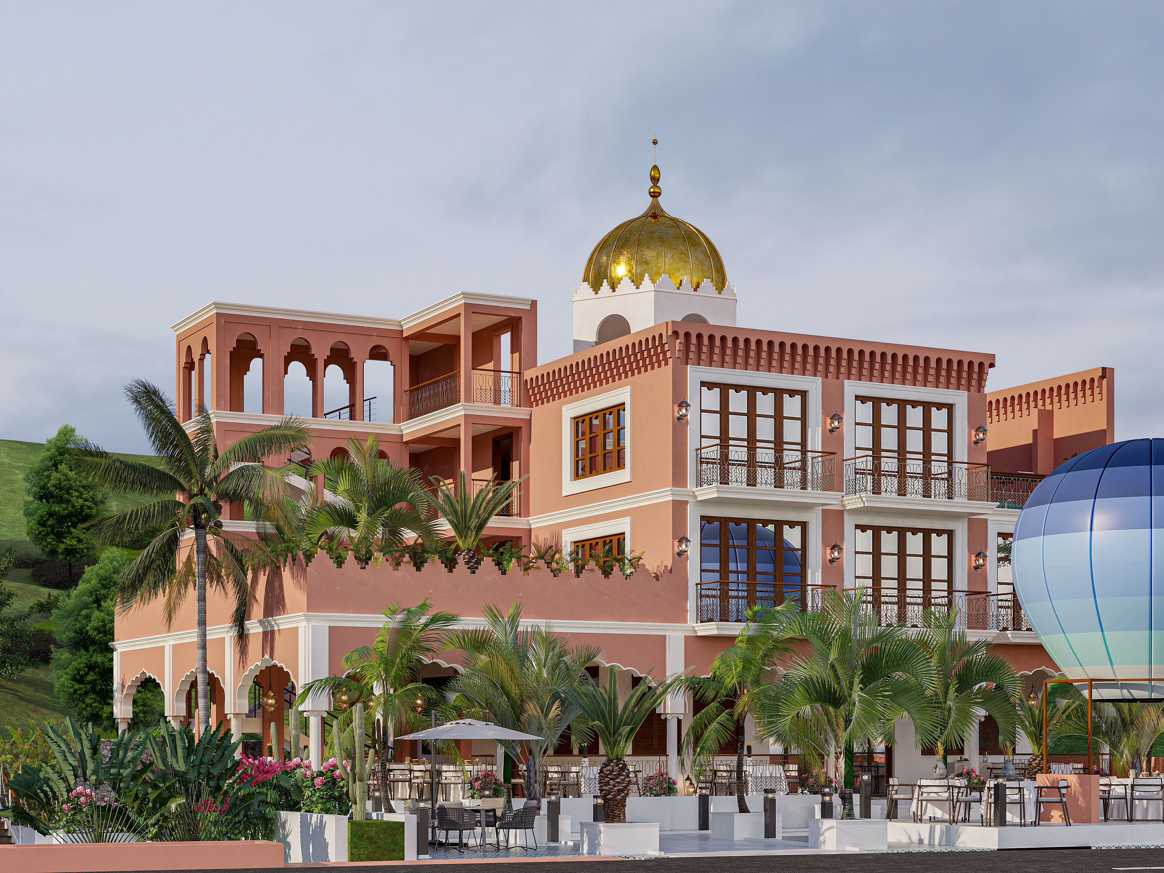 民宿外观效果图-1