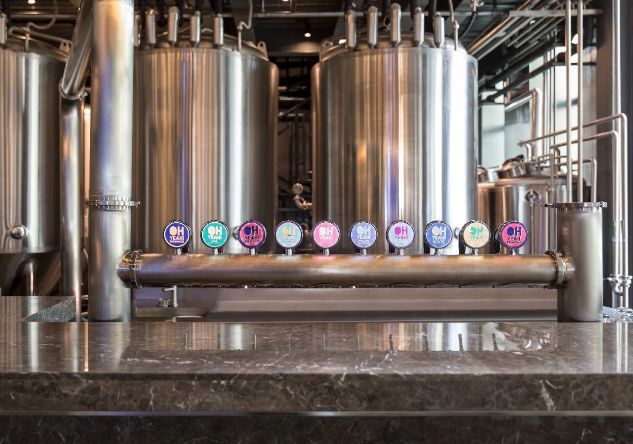 新作 | Oh Yeah 熬夜酒厂北京国贸店-挑战硬朗工业风的精酿啤酒吧-35