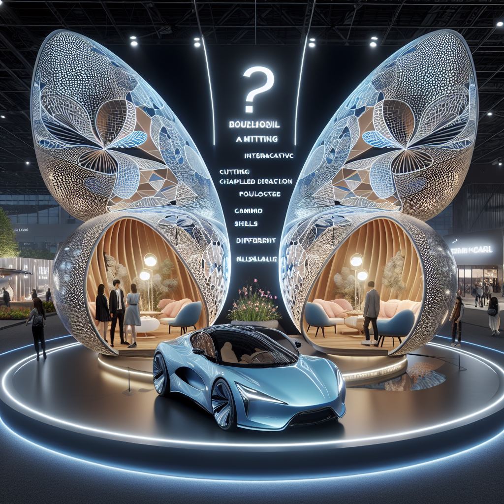 Eggshell-shaped personalized exhibition stand-14