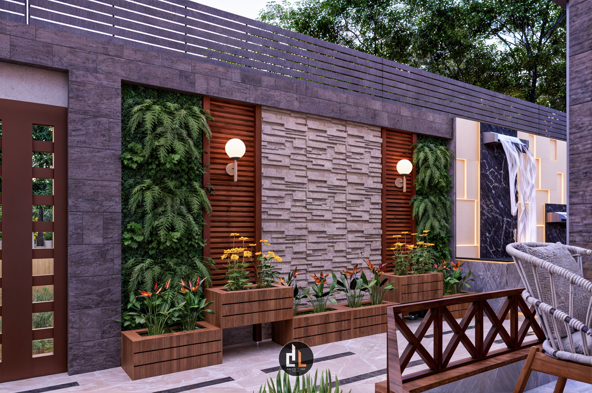 沙特阿拉伯别墅户外景观-9