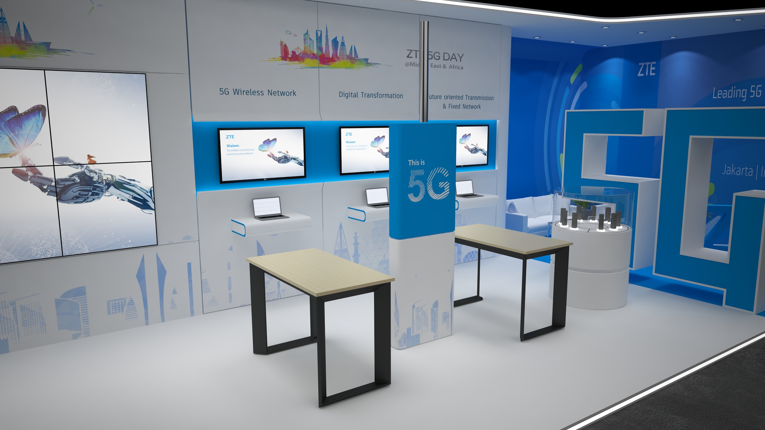 ZTE Booth Libya Tripoli 2021-10