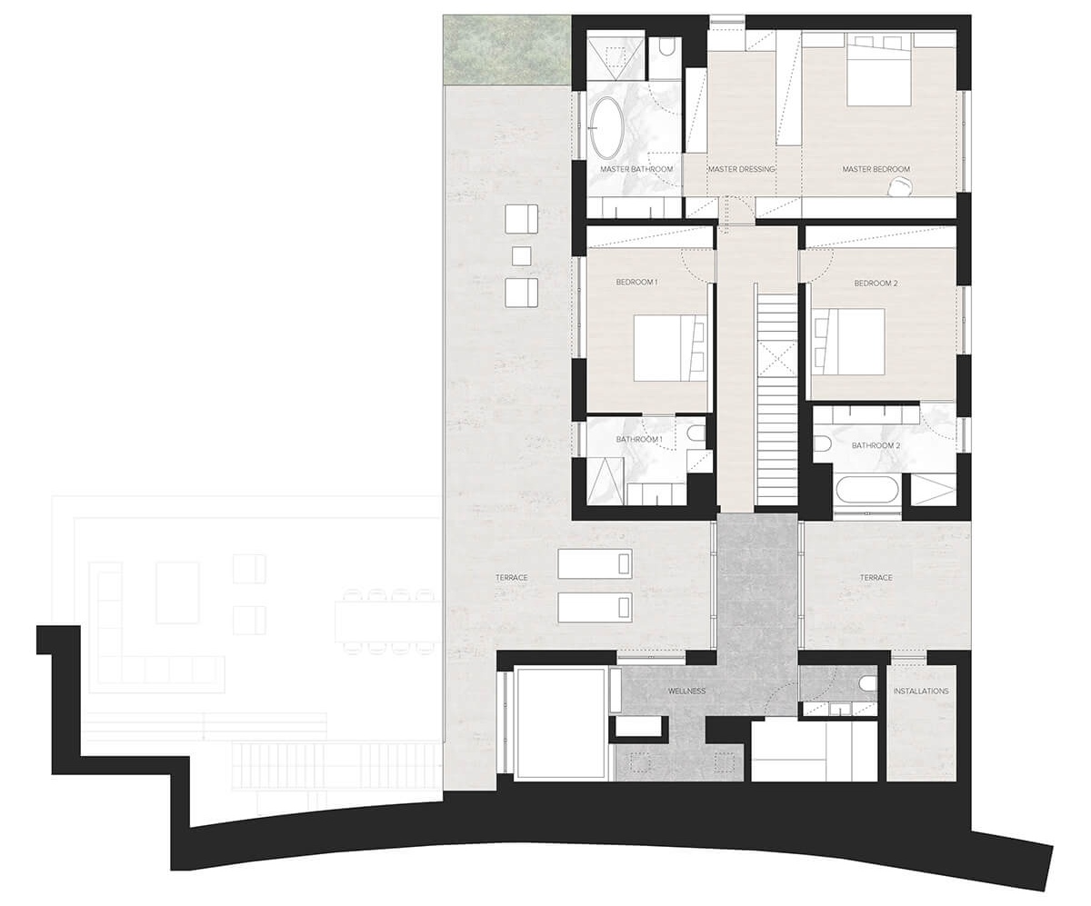 布鲁塞尔尚邦建筑群的顶层公寓-17