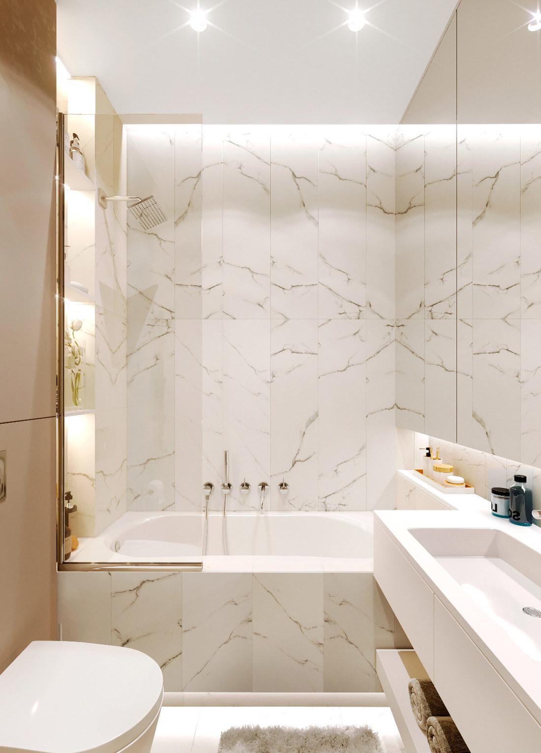 蓝色与金属元素打造的现代家居设计-26