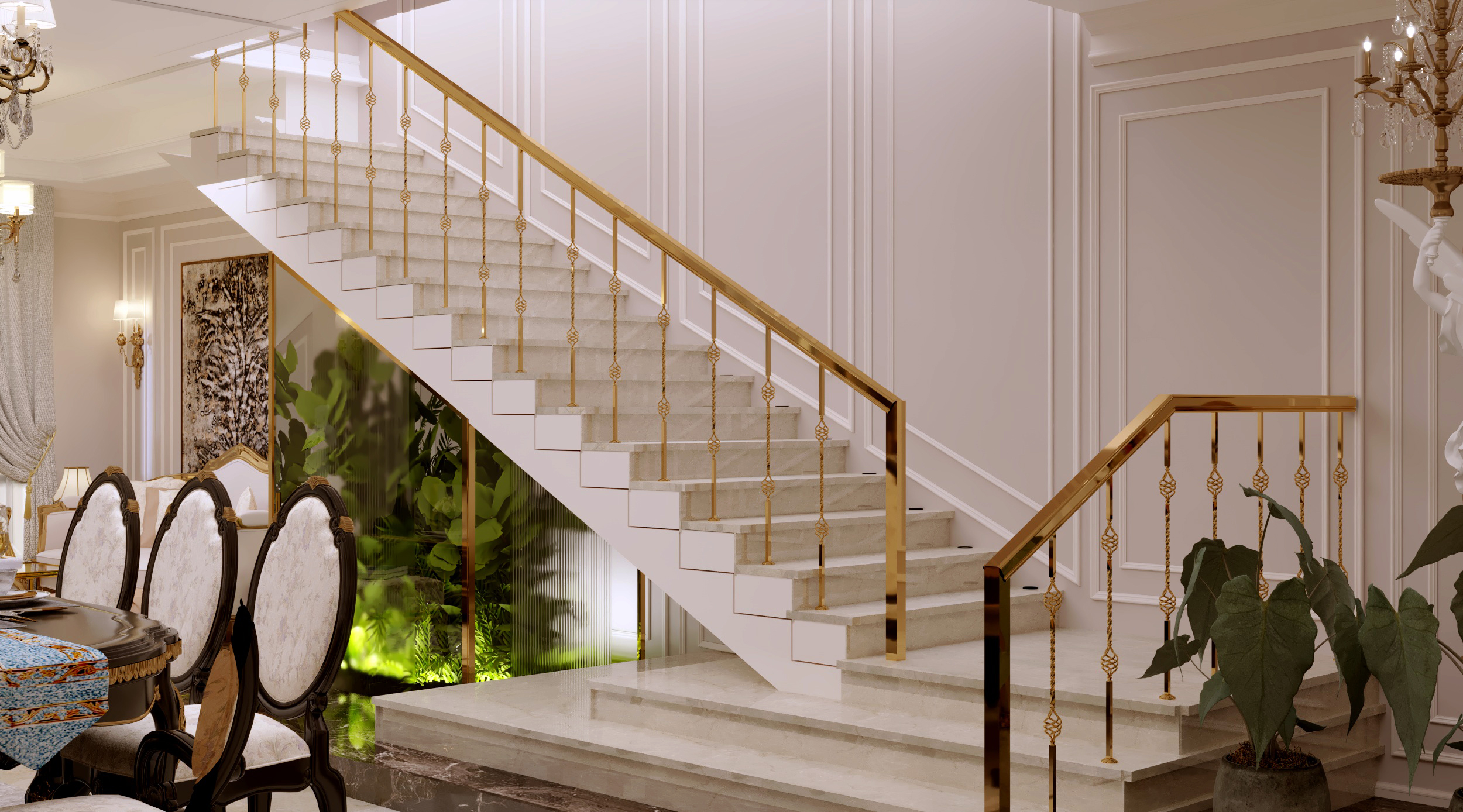 石园客厅丨埃及开罗丨Decorous Studio-16