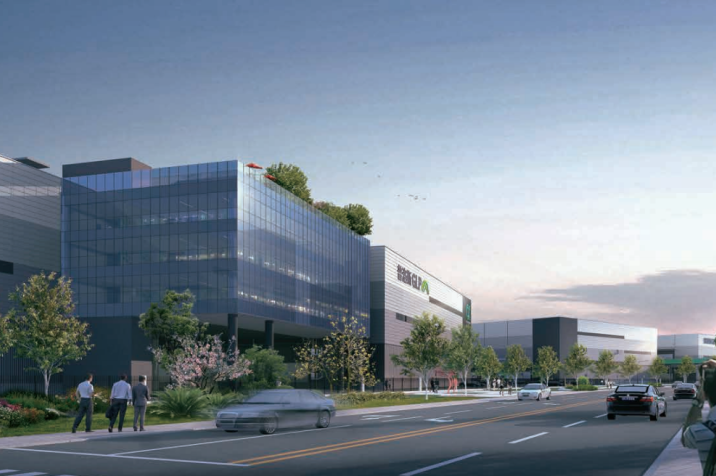 “零碳绿园”刷新进度条！中建八局这个物流枢纽工程全面封顶-26