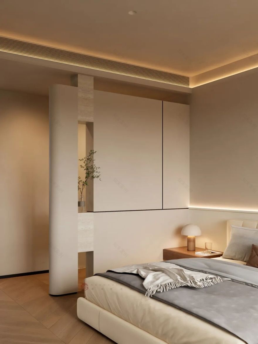 思舍全案|暖木与柔色织就的质感居所-31