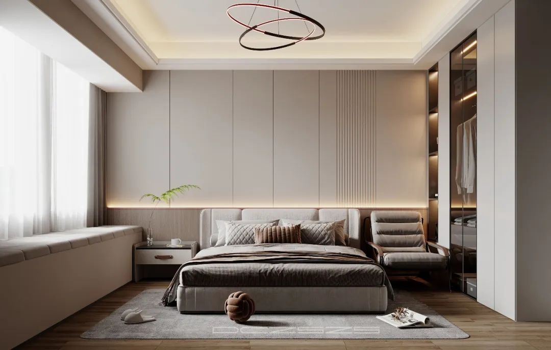 万科金域蓝湾愉景湾现代轻奢风设计丨东成至盛装饰-31