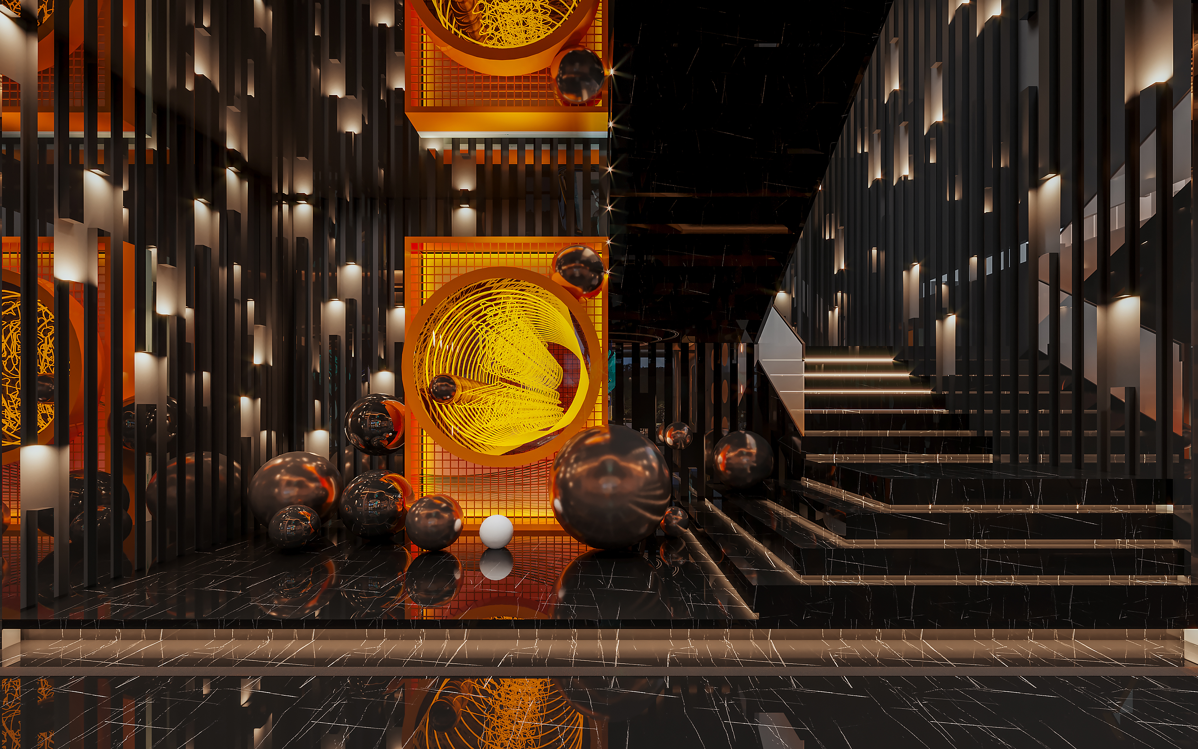 邯郸900平金碧辉煌KTV全案设计（部分展示）-2