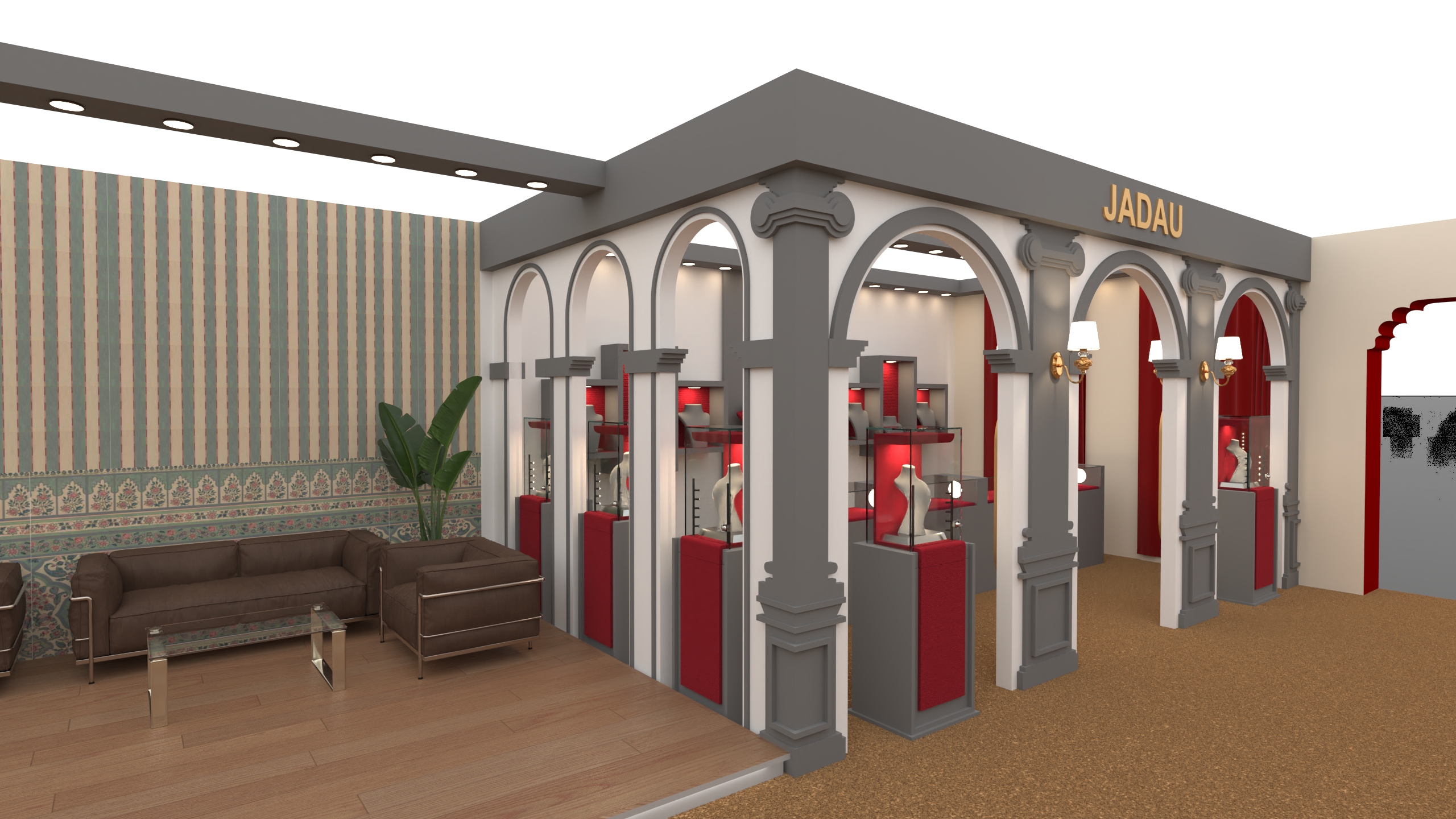 jewellery booth design (9mtr by 12mtr)-8