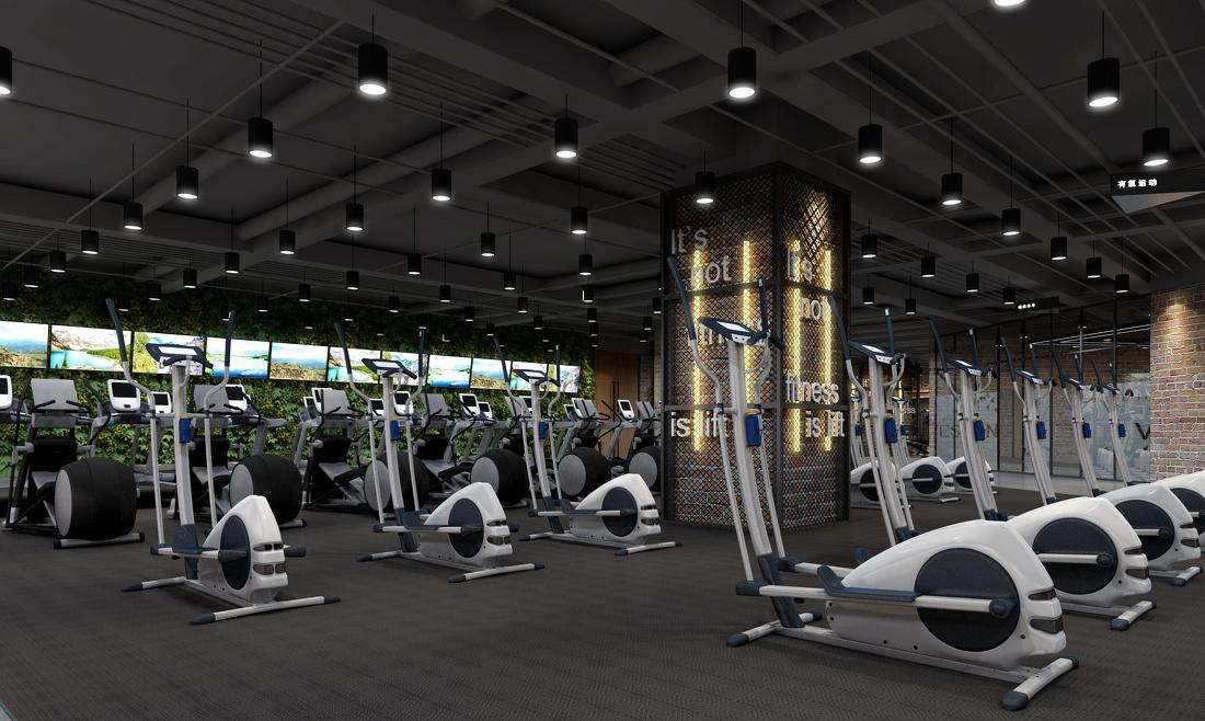 西安某健身房 | 精致设计，打造运动新空间-12