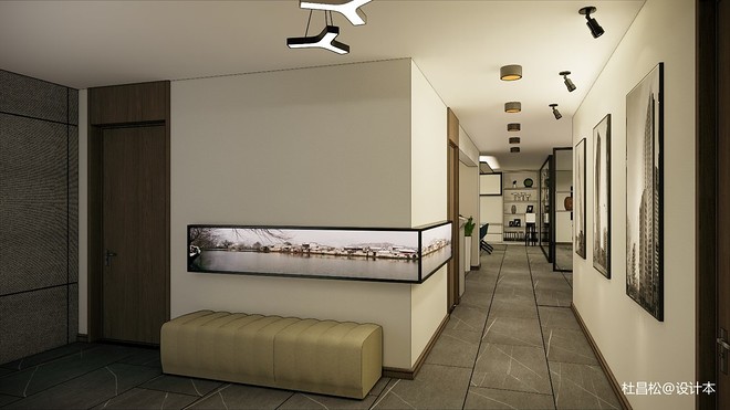 50万元办公空间240平米装修案例-13