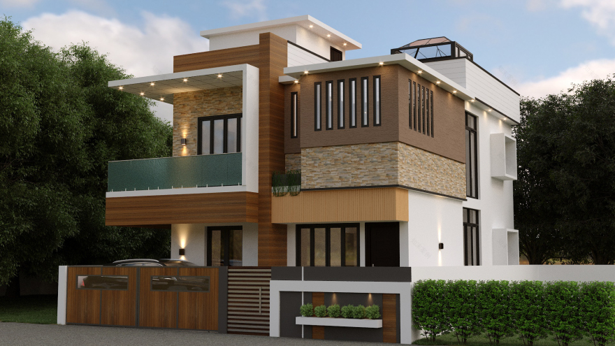 外部立面丨IndiaChennai丨TG Architects and Construction-13