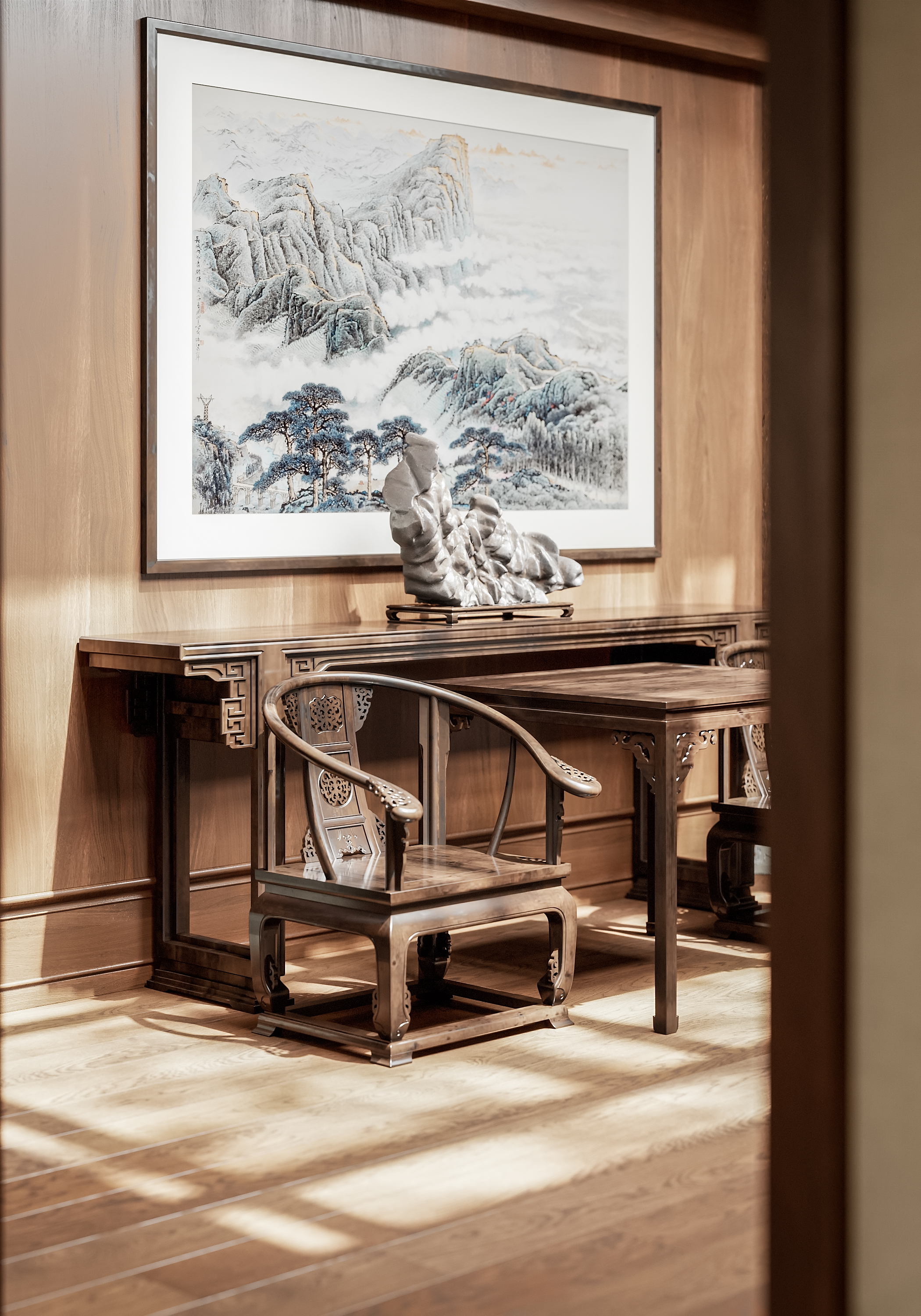 中式艺术中心风效果图表现-4