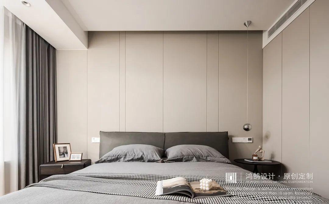 120㎡都市旷景现代极简风学区房设计-20