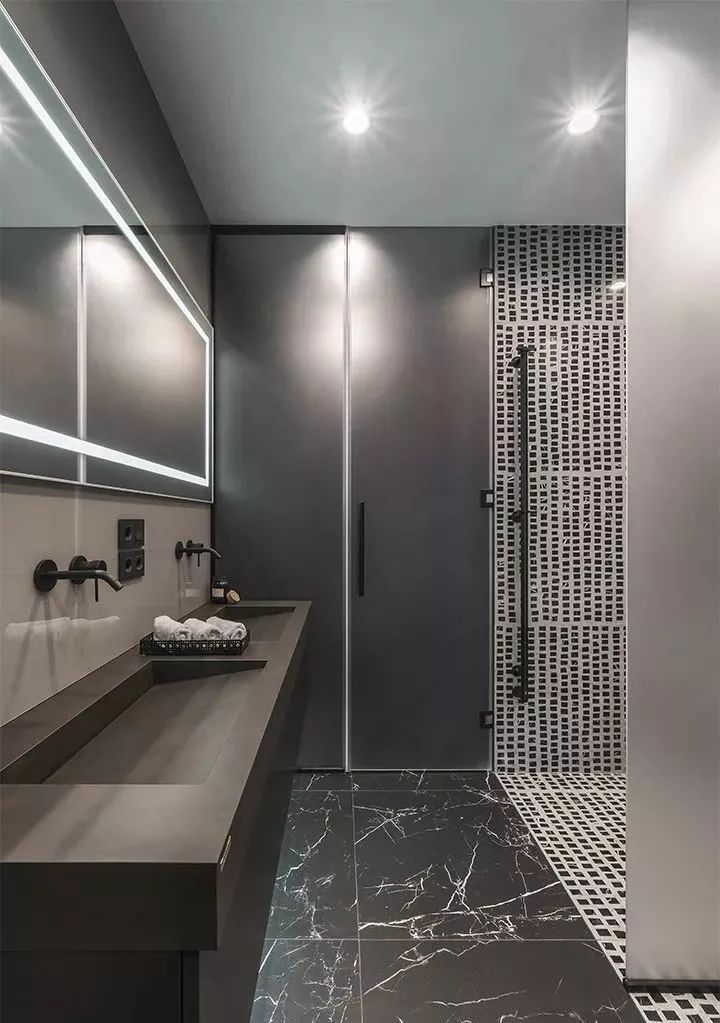 经典高级灰设计，金属和石材的完美搭配  IQOSA Architect-39