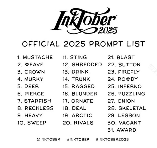 Inktober 2025数字绘画创作-12