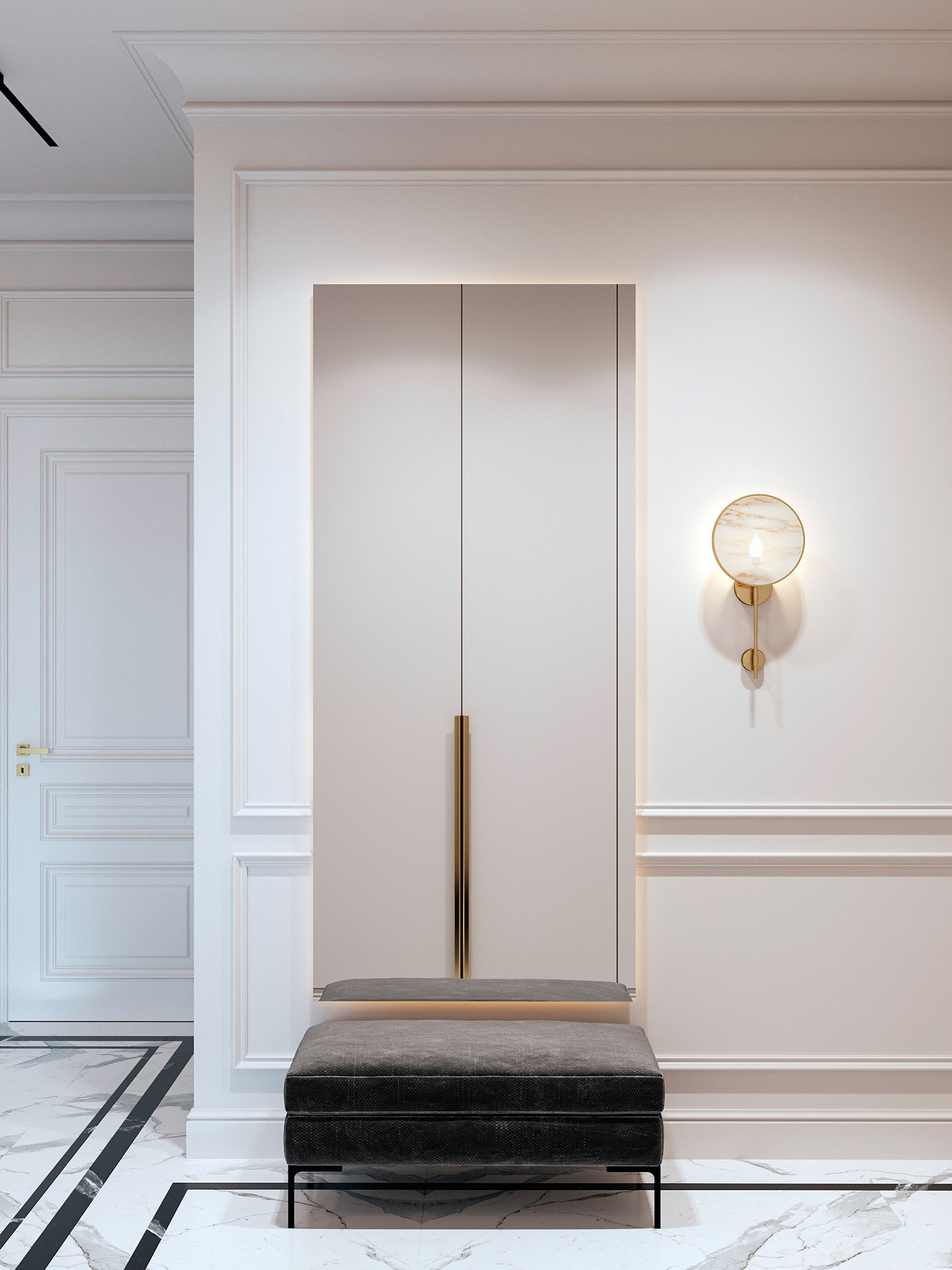 黑白魔盒 · 100㎡现代都市家居设计-2