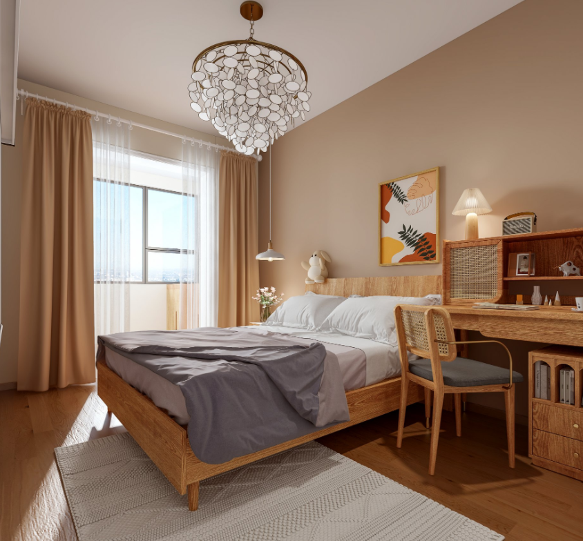 日系原木温馨设计-7