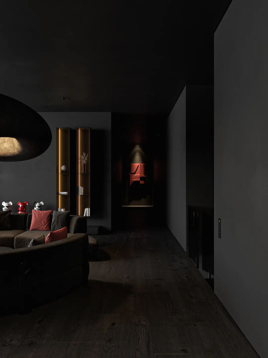 黑色别墅丨波德戈里察丨ANDREY VLADIMIROV-35