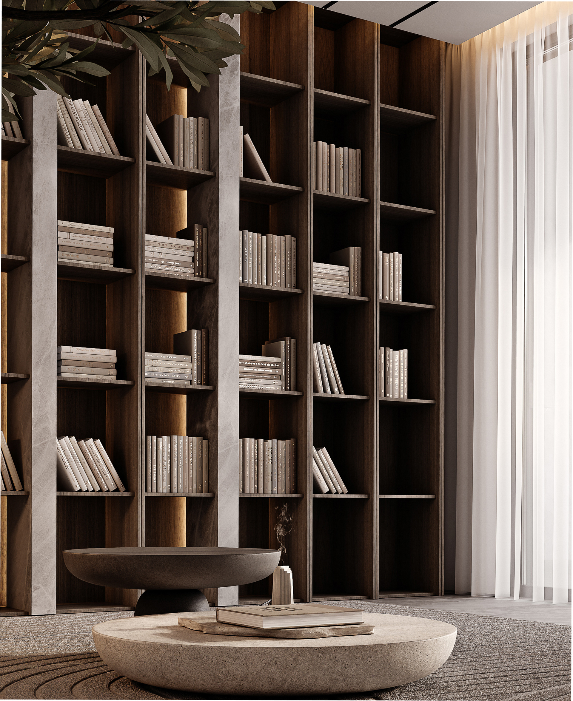 Modern minimalism family residence-36