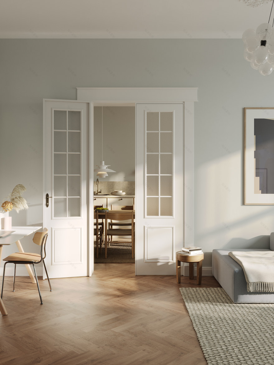 柏林公寓可视化呈现丨德国柏林丨Mosolova Valeria-8