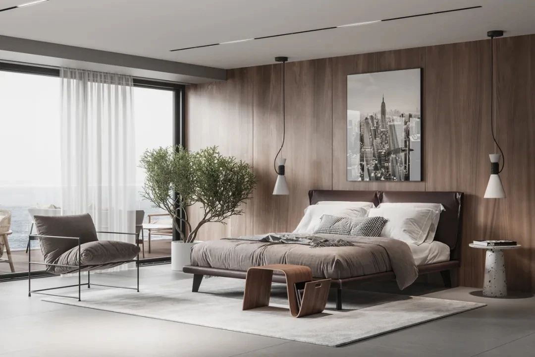 私人空间的艺术品——100 款卧室背景墙设计鉴赏-96