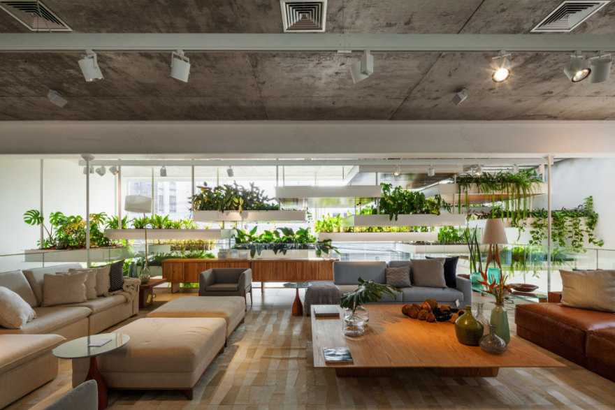 巴西 Líder 家具旗舰店悬浮设计丨FGMF Arquitetos-39