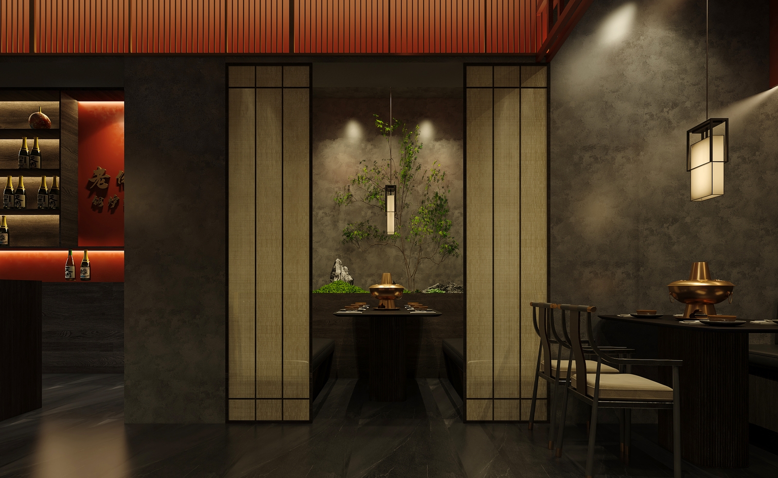 老佛爷蛙火锅加盟店设计丨中国乌鲁木齐丨六器设计-27