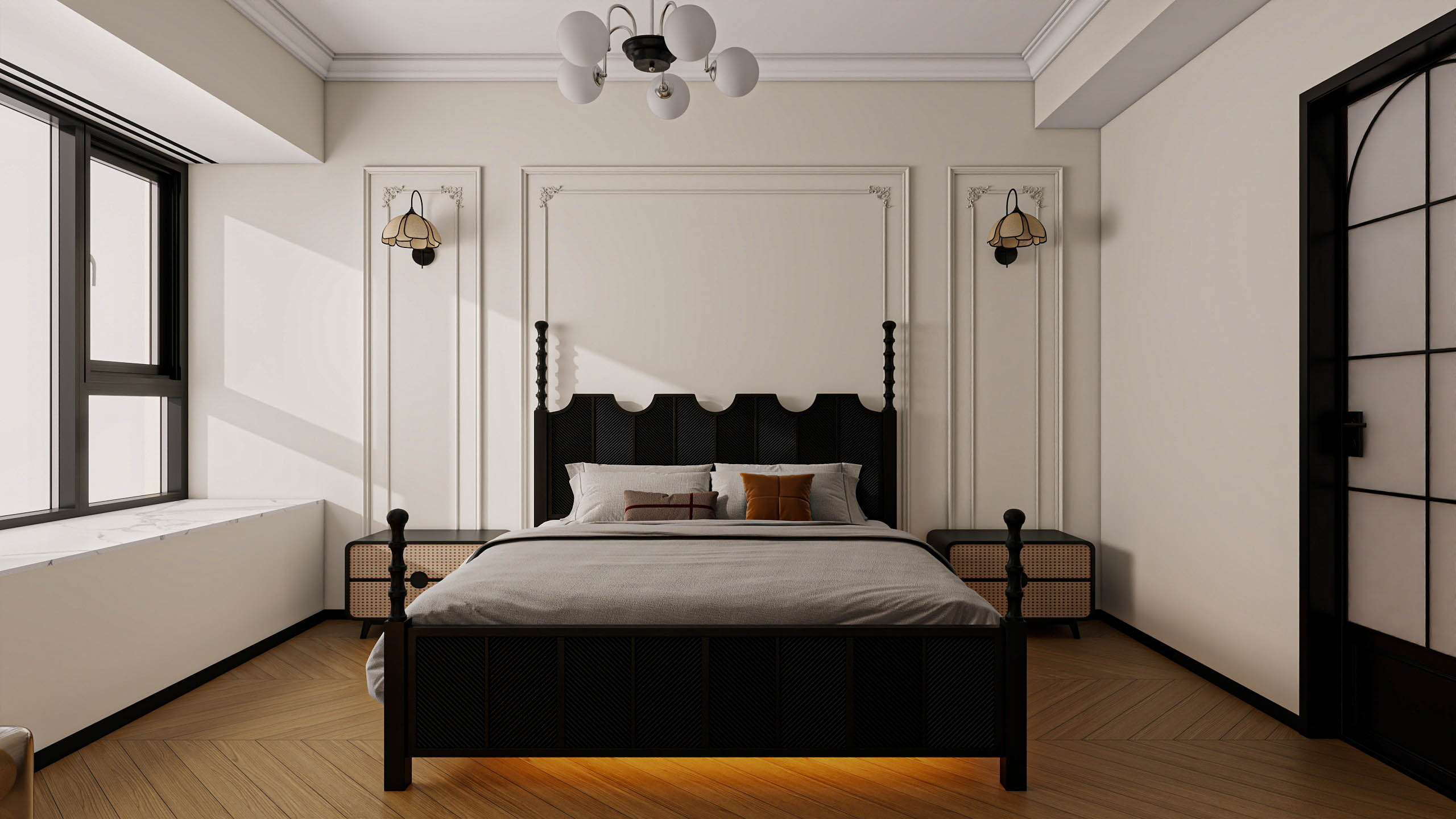 四川成都大邑滨江新城（138平方复古法式四居室）-27