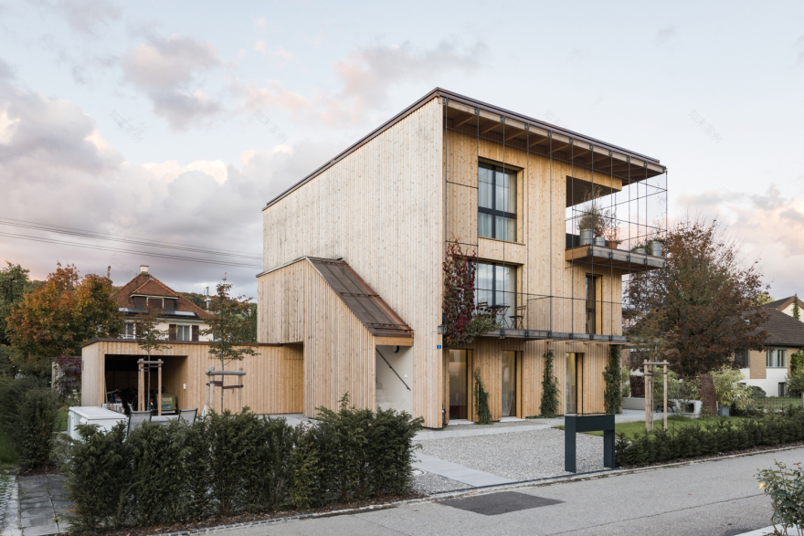 瑞士 Weinfelden 三世代共享家园丨Bauatelier Metzler-9