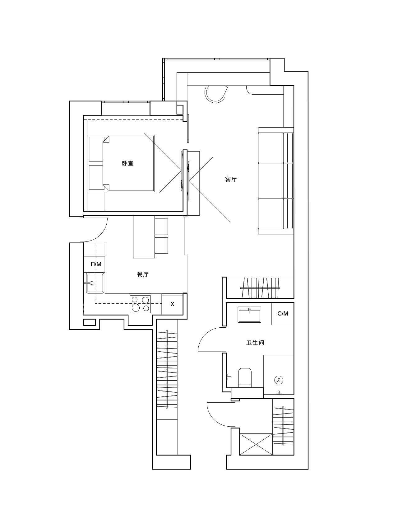 北欧 INS 风单身女性公寓，打造干净清新舒适空间-2