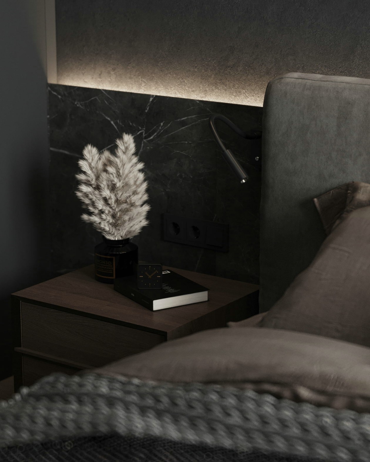 高级黑公寓 丰富极具有质感-27