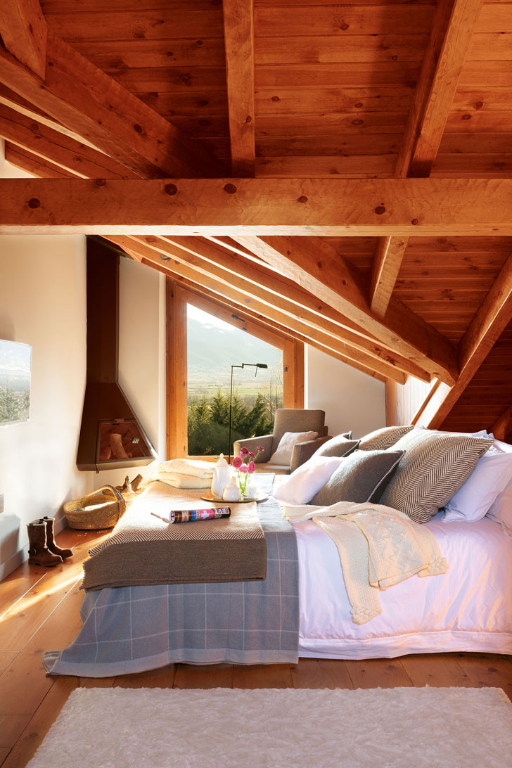 山村美景 | 魅力十足的乡村风格卧室设计-10